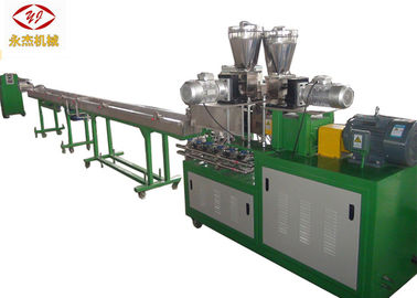 चीन डबल स्क्रू Extruder पीईटी Pelletizing मशीन 10-20kg / एच क्षमता ऊर्जा बचत आपूर्तिकर्ता